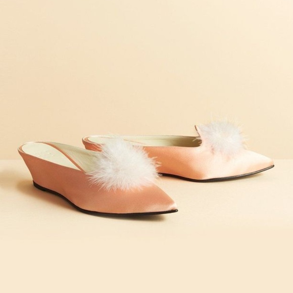 Trademark Shoes - Trademark Castaigne Satin Slide
